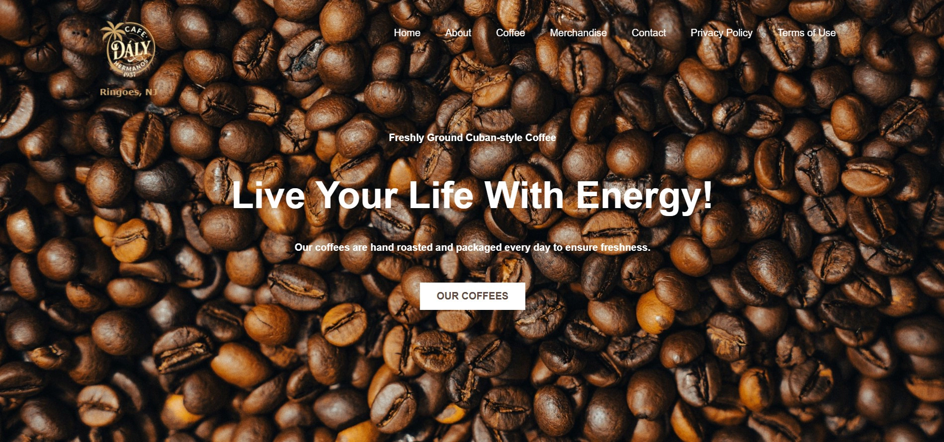 Daly Hermanos Coffee Website